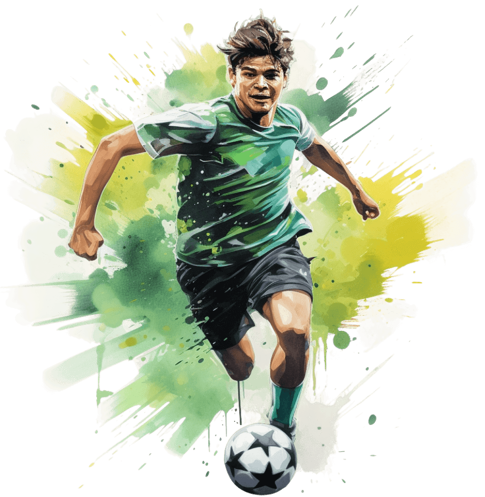 Charlotte Rise FC U19 soccer player sketch